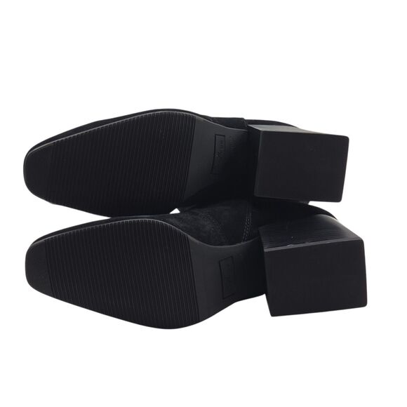 Aqua‎ College Women Tori Waterproof Black Suede Knee-High Boots 10M Side Zipper - Picture 7 of 16